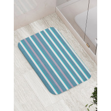 Turquoise Teal Pattern Bath Mat