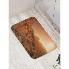 Space Clash Landscape Bath Mat