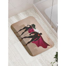 City Hero Hot Couple Bath Mat