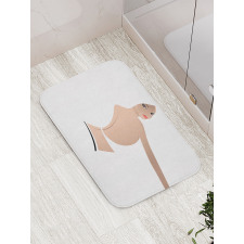 Feminen Fashion Theme Bath Mat