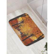 Pathway in the Woods Bath Mat