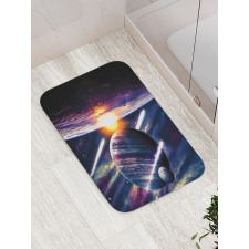 Planet Earth Stardust Bath Mat