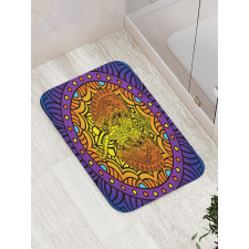 Elephant Head Mandala Bath Mat