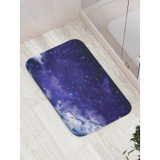 Dreamy Night with Stars Bath Mat