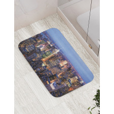 Aerial View of NYC Bath Mat