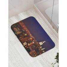 New York Manhattan Nİght Bath Mat