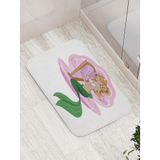 Fairytale Mermaid Art Bath Mat