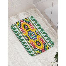 Vibrant Pattern Bath Mat