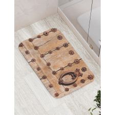 Rusty Spanish Entrance Bath Mat