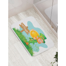 Shamrock Coin Bath Mat