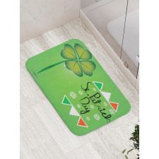 Clover Leaf Flags Bath Mat