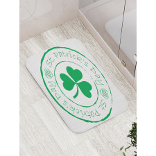 Irish Shamrock Bath Mat