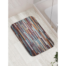 Abstract Colored Stones Bath Mat
