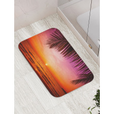 Coconut Palm Tree Leaf Bath Mat