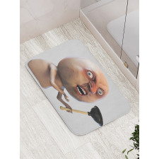 Why You No Plunger Meme Bath Mat