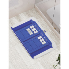 Blue Brit Phone Box Bath Mat