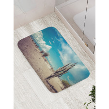 Sunny Hot Desert Plant Bath Mat