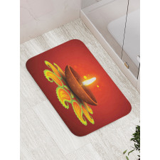 Diwali Design Bath Mat