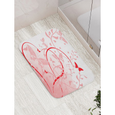 Swirls Lines Bath Mat