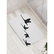 Group of Flying Birds Bath Mat