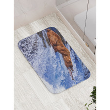 Grizzly Bear at Katmai Bath Mat