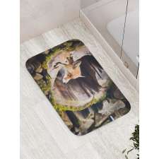 Exotic Furry Creature Bath Mat