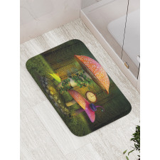 Giant Mushroom and Elve Bath Mat