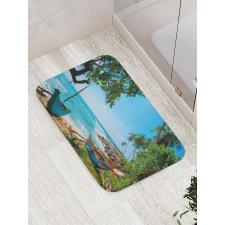 Tropical Ocean Scenery Bath Mat