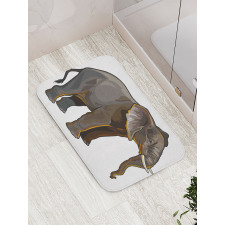 Exotic Safari Fauna Bath Mat