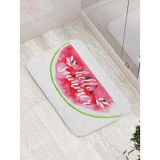 Motivation Words Paint Bath Mat