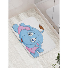 Baby Elephant Children Bath Mat