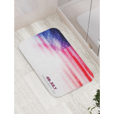 Grunge Flag Art Bath Mat