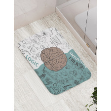 Music Logic Brain Art Bath Mat