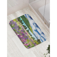 Lake Floral Petals Bath Mat