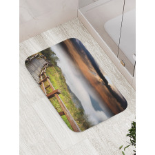 Hazy Foggy Sky Italian Bath Mat