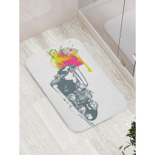 Retro Pop Classic Car Bath Mat