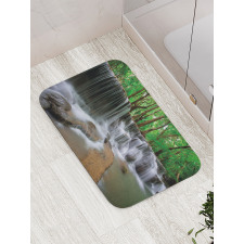 Tropical Forest Scenery Bath Mat
