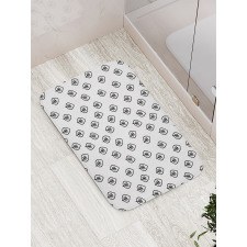 Leaves Spring Nature Bath Mat