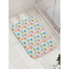 Colorful Pattern Bath Mat