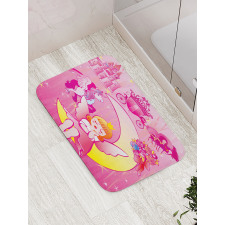 Moon Unicorn Castle Bath Mat