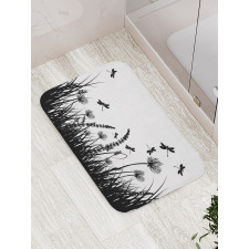 Grass Bush Meadow Spring Bath Mat