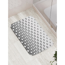 Square Pattern Art Bath Mat