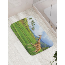 Tropical Wild Animals Bath Mat