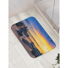 Horizon Sky Beach View Bath Mat