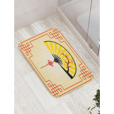 Cherry Blossom Orient Bath Mat