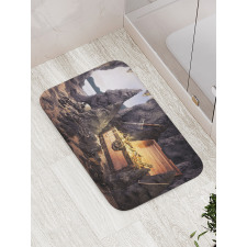 Treasure Chest in Cave Bath Mat