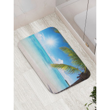 Tropical Seashore Palms Bath Mat