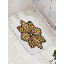 Colorful Floral Bath Mat