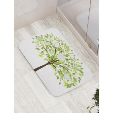 Summer Tree Blossoms Bath Mat