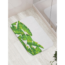 Vibrant Tropical Foliage Bath Mat